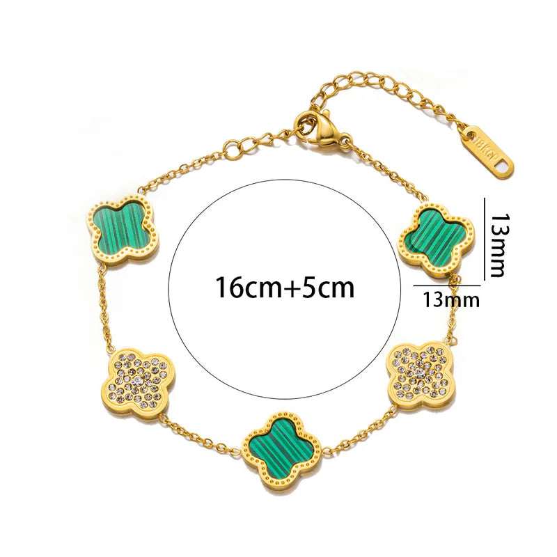 Ada Four-Leaf Clover Bracelet