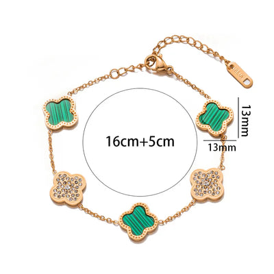 Ada Four-Leaf Clover Bracelet