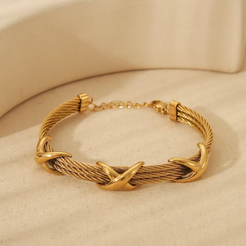 Greta X Gold Bracelet