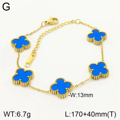 True Four-Leaf Clover Bracelet