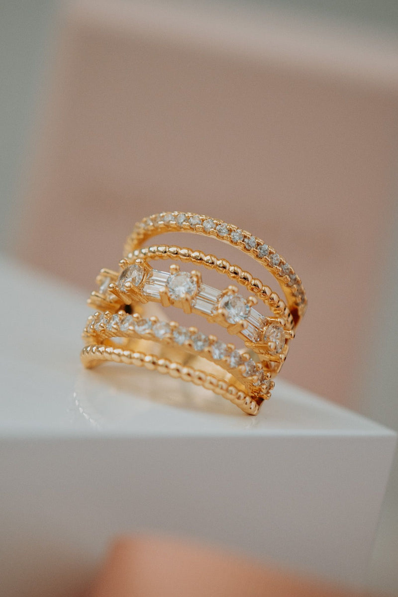 Rolyn Layered Gold Ring