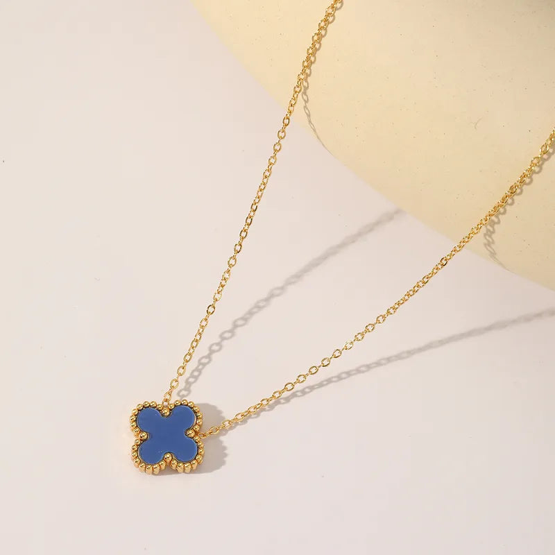 Janie Double-Sided Clover Necklace