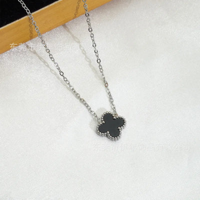 Janie Double-Sided Clover Necklace