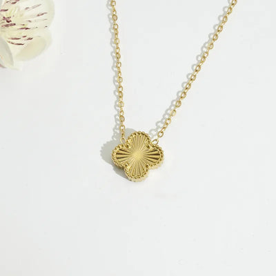 Janie Double-Sided Clover Necklace