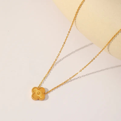 Janie Double-Sided Clover Necklace