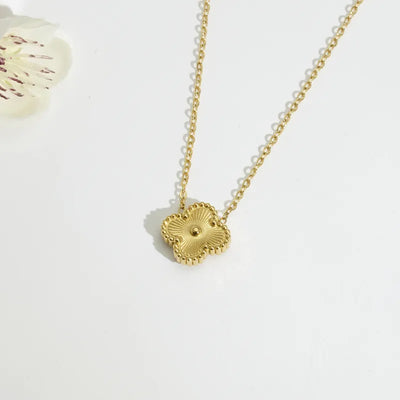 Janie Double-Sided Clover Necklace