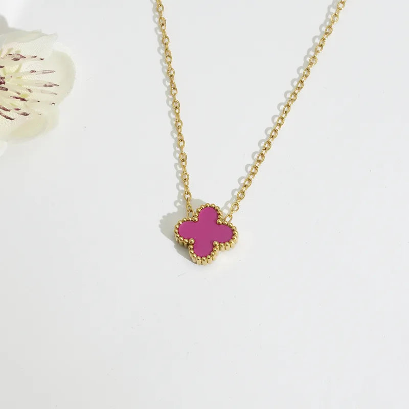 Janie Double-Sided Clover Necklace