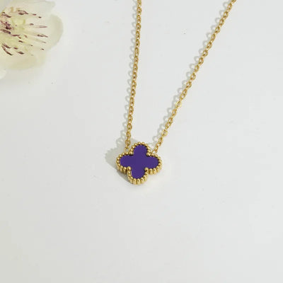 Janie Double-Sided Clover Necklace