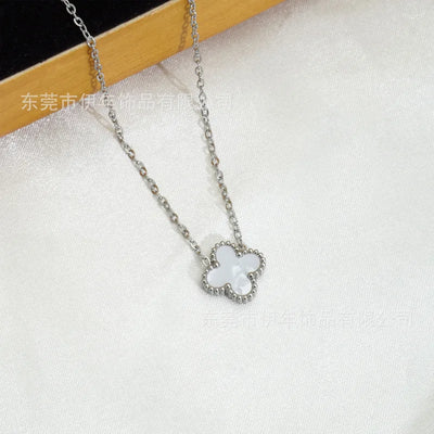 Janie Double-Sided Clover Necklace