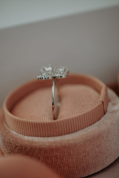 Cassie Butterfly Sterling Silver Ring