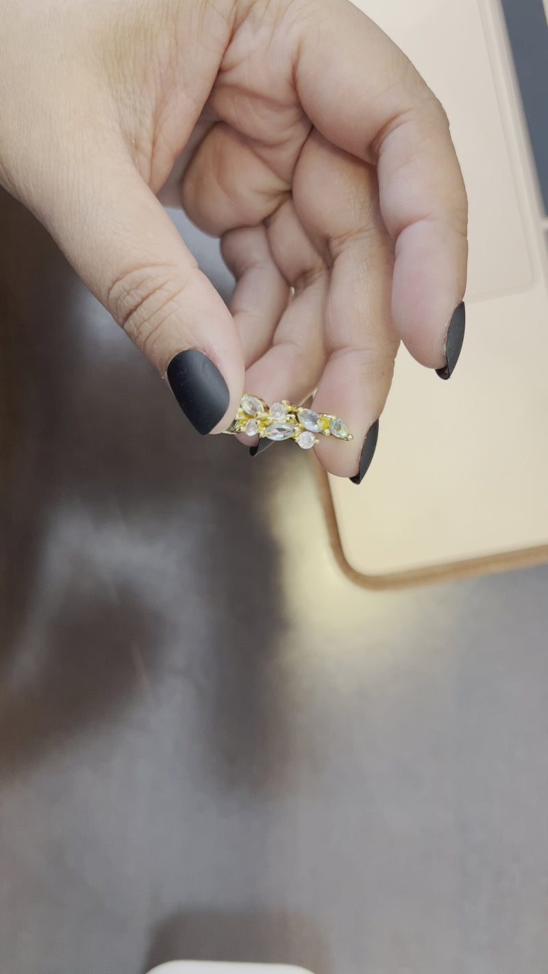 Like a Fairytale Multi-Stone Gold Ring