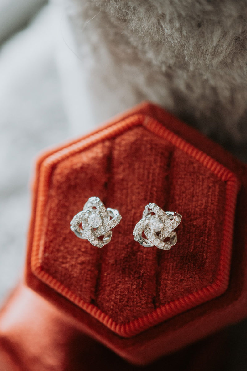 Steady Love Silver Stud Earrings
