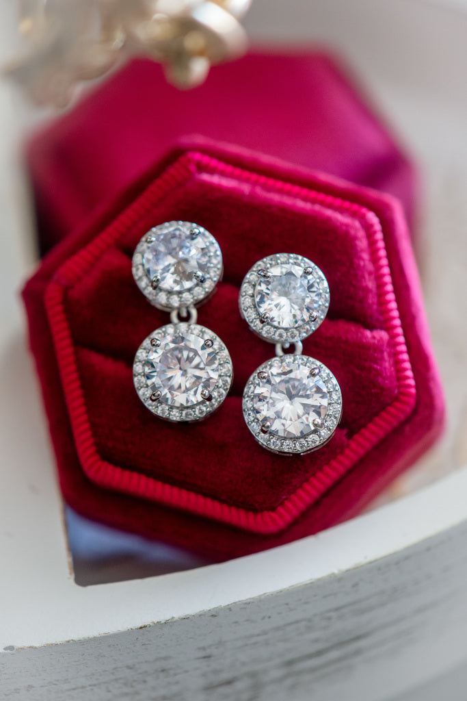 Montana Round Cubic Zirconia Post Earrings