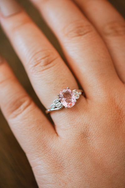 Yule Pink Gemstone Sterling Silver Ring