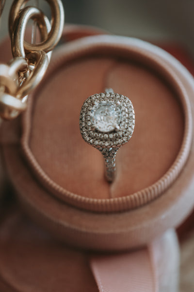 Laura Round Cut Sterling Silver Ring