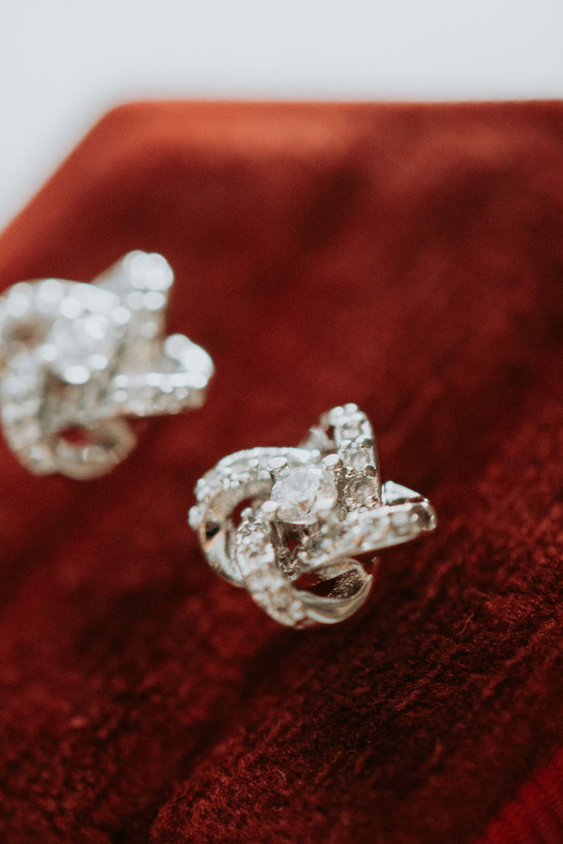Steady Love Silver Stud Earrings